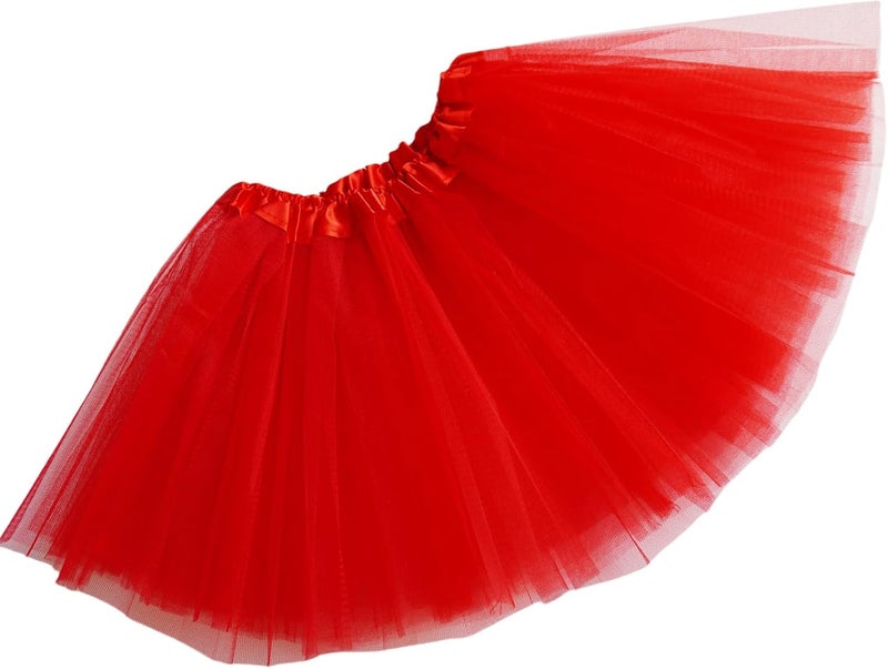 WINROLA Girls Tutu Skirt 3 Layered Tulle Tutu Skirts for 0-8 Year, Birthday Dance Kids Halloween Costume Cosplay Party Supplies - Image 4